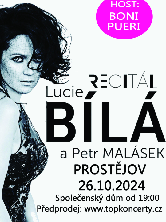 LUCIE BÍLÁ - Recitál s klavírem Petra Maláska a Boni Pueri